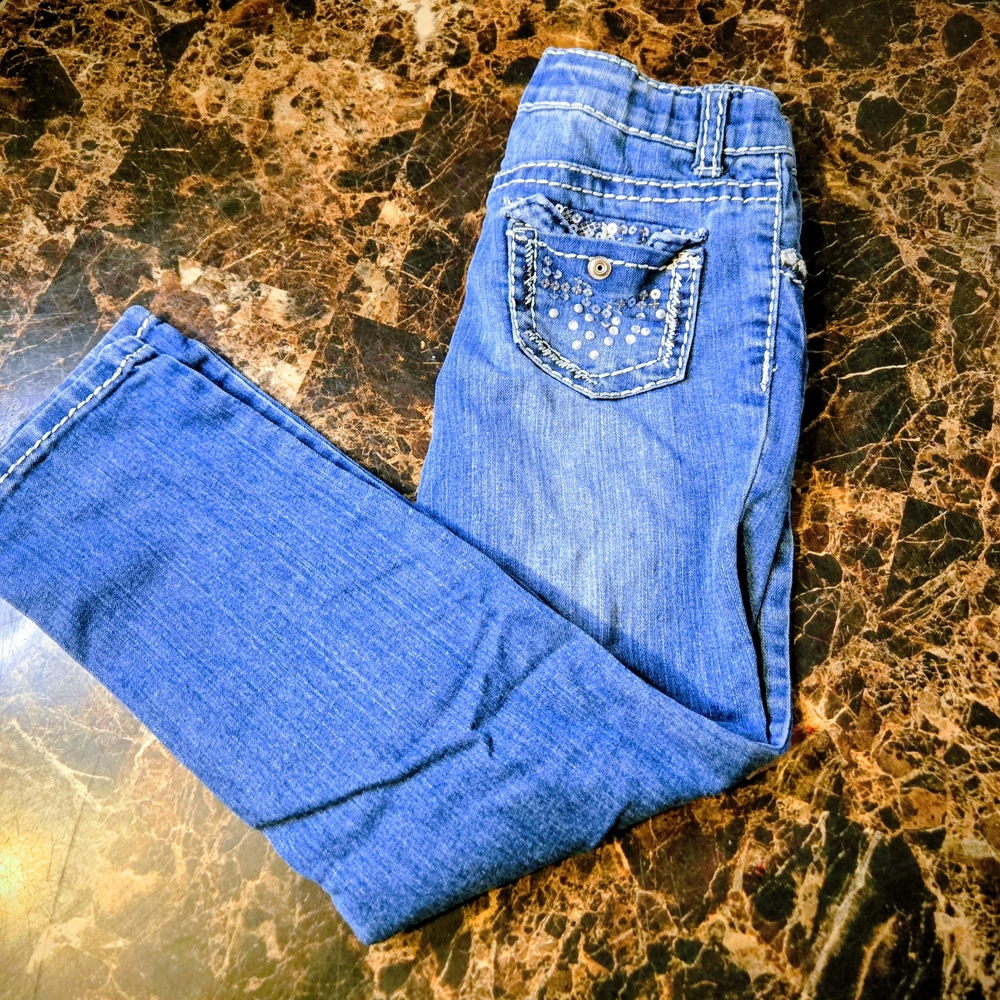 Cherokee Blue Kids Jeans with Studded Pocket